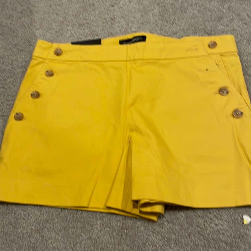 Banana republic mustard yellow size 2 shorts